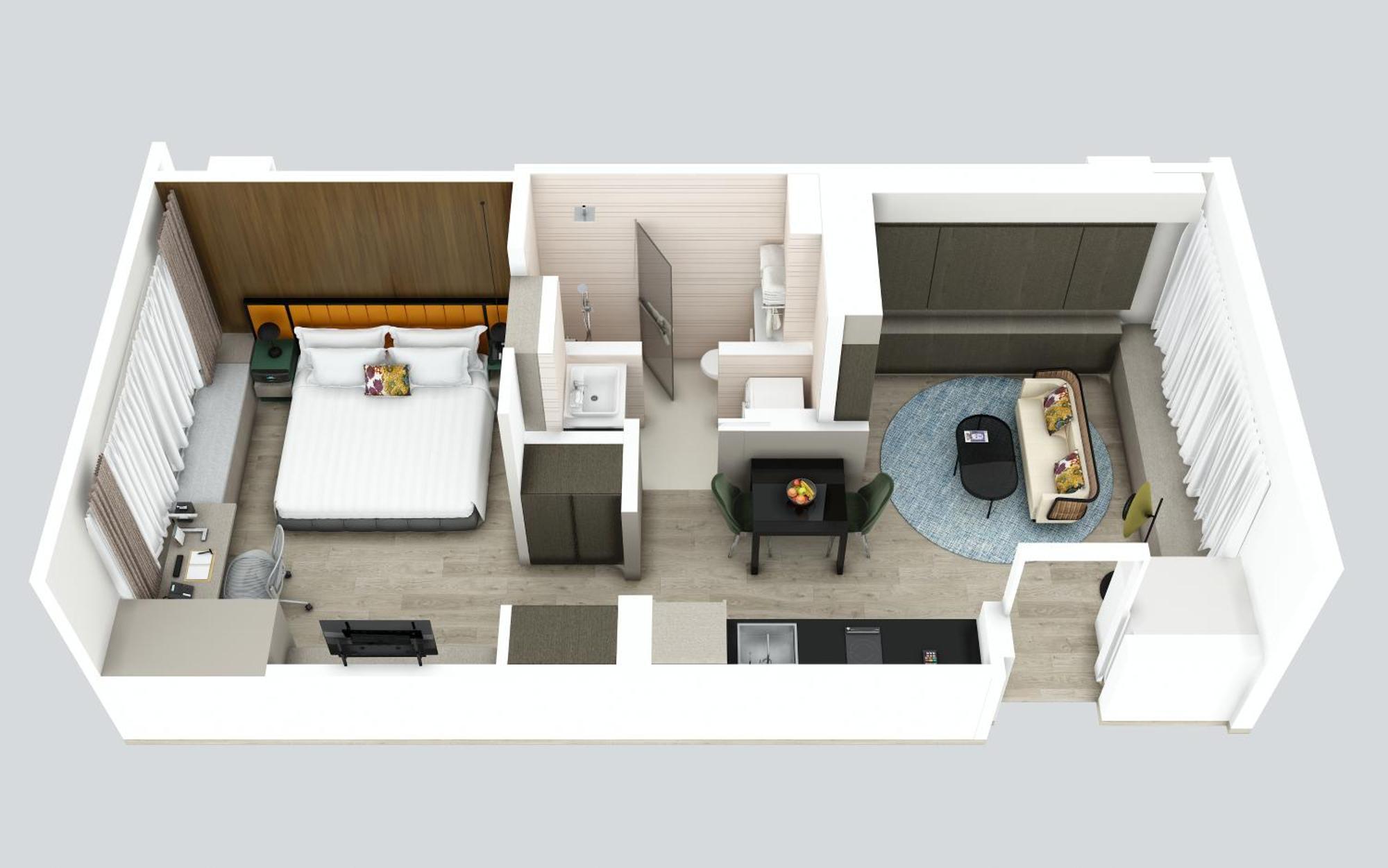 Suite Deluxe de un dormitorio