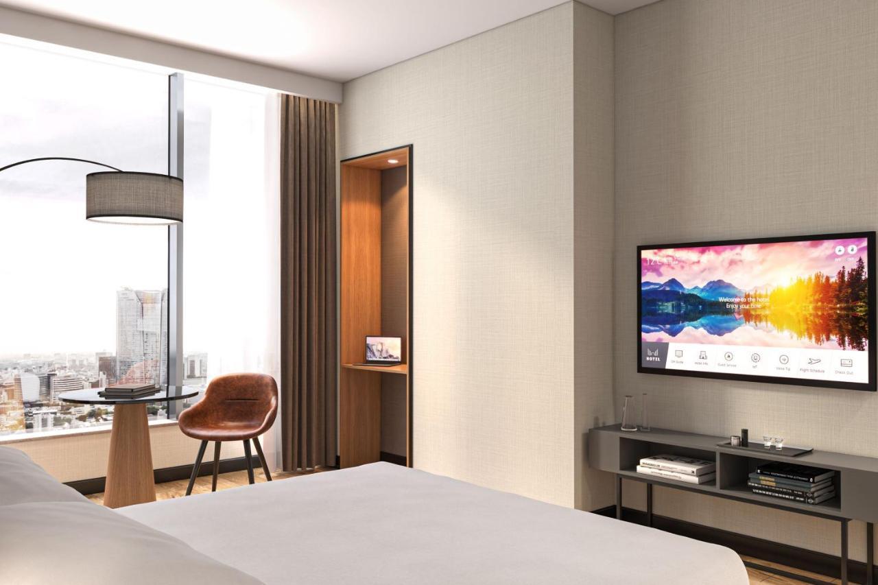 Habitación Deluxe con sofá cama y vistas a la ciudad - 1 cama extragrande