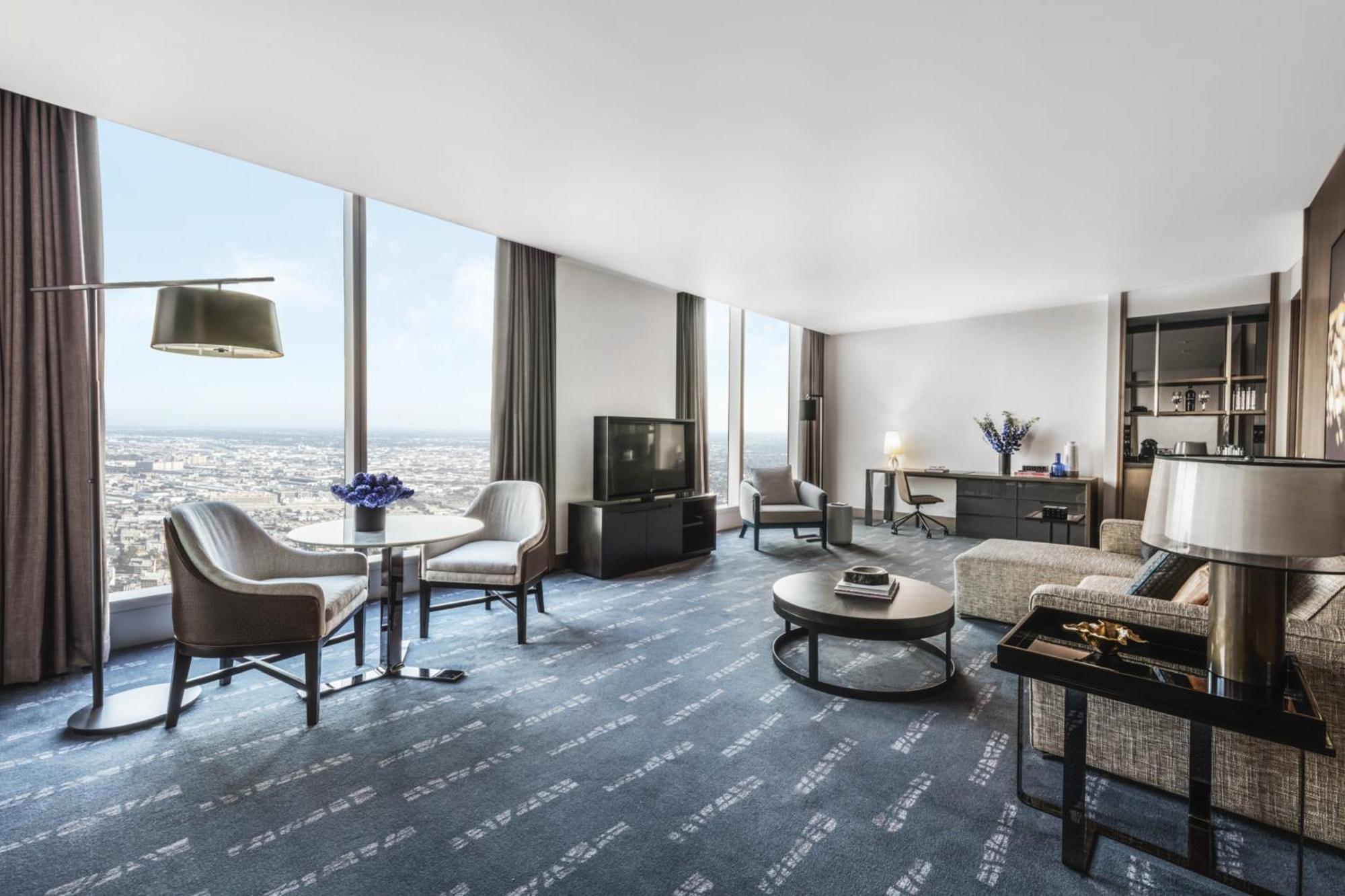 Suite de 1 dormitorio con vistas a la ciudad