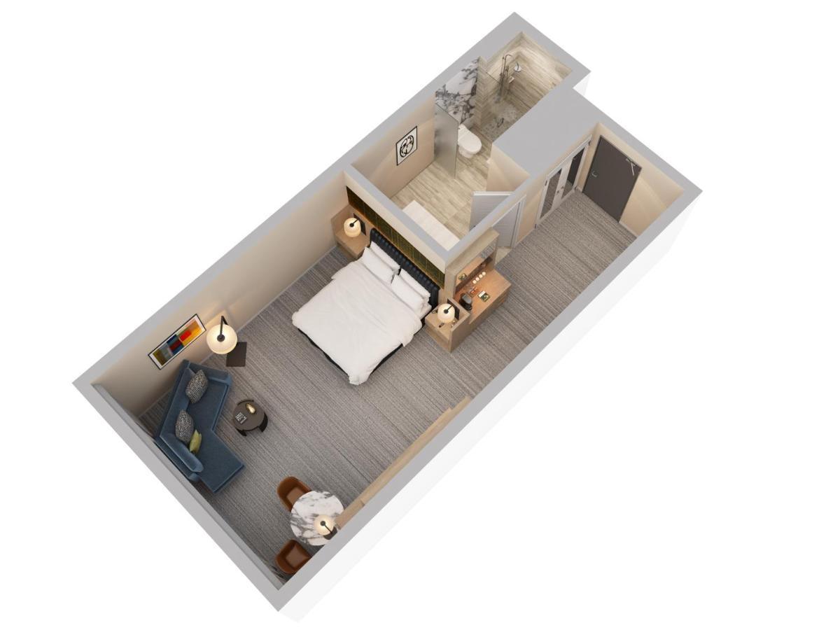 Habitación con cama extragrande y vistas al lago - adaptada para personas con discapacidad auditiva
