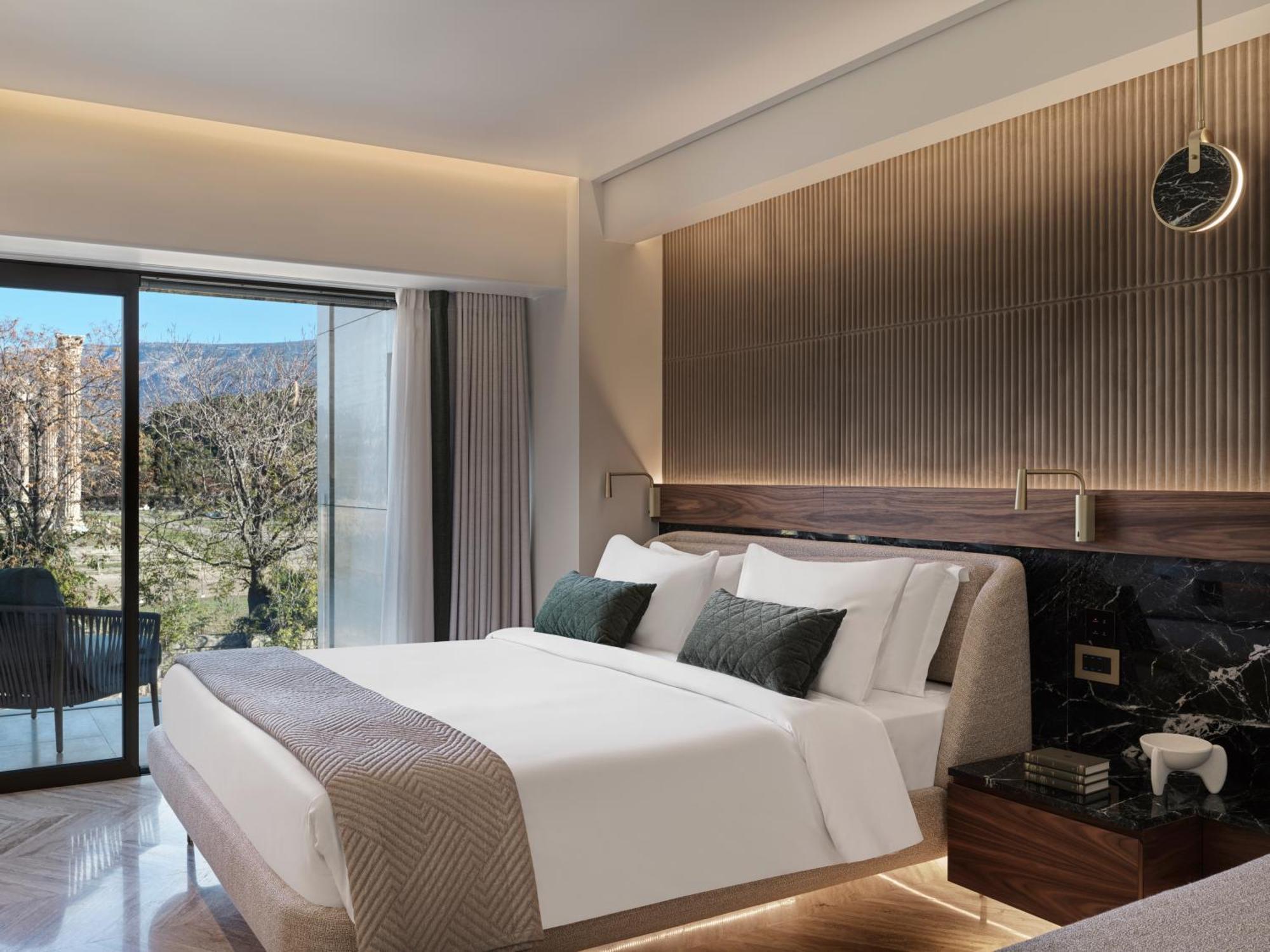 Habitación Executive con balcón y vistas al templo