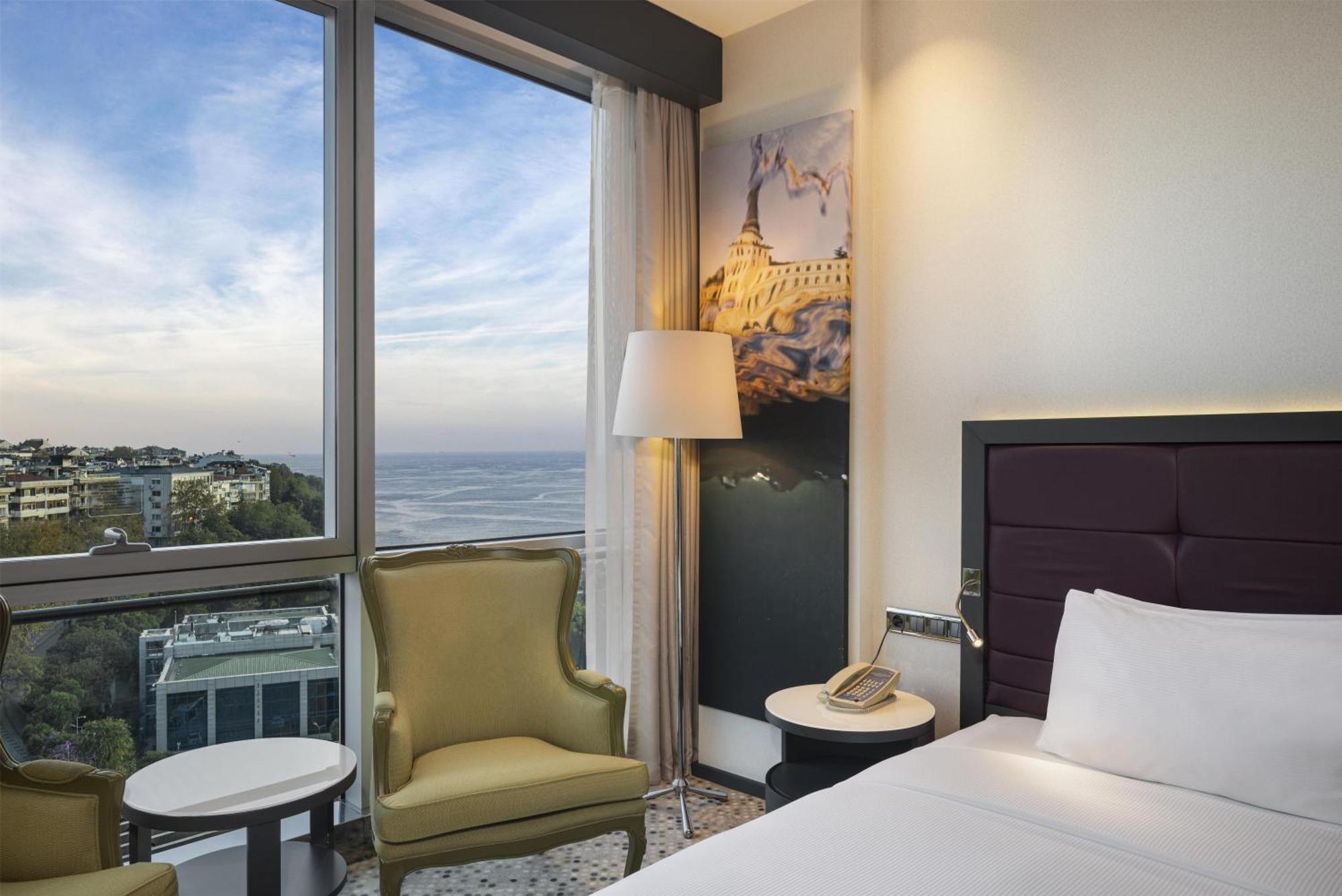 Habitación Deluxe con vistas parciales al mar - cama extragrande