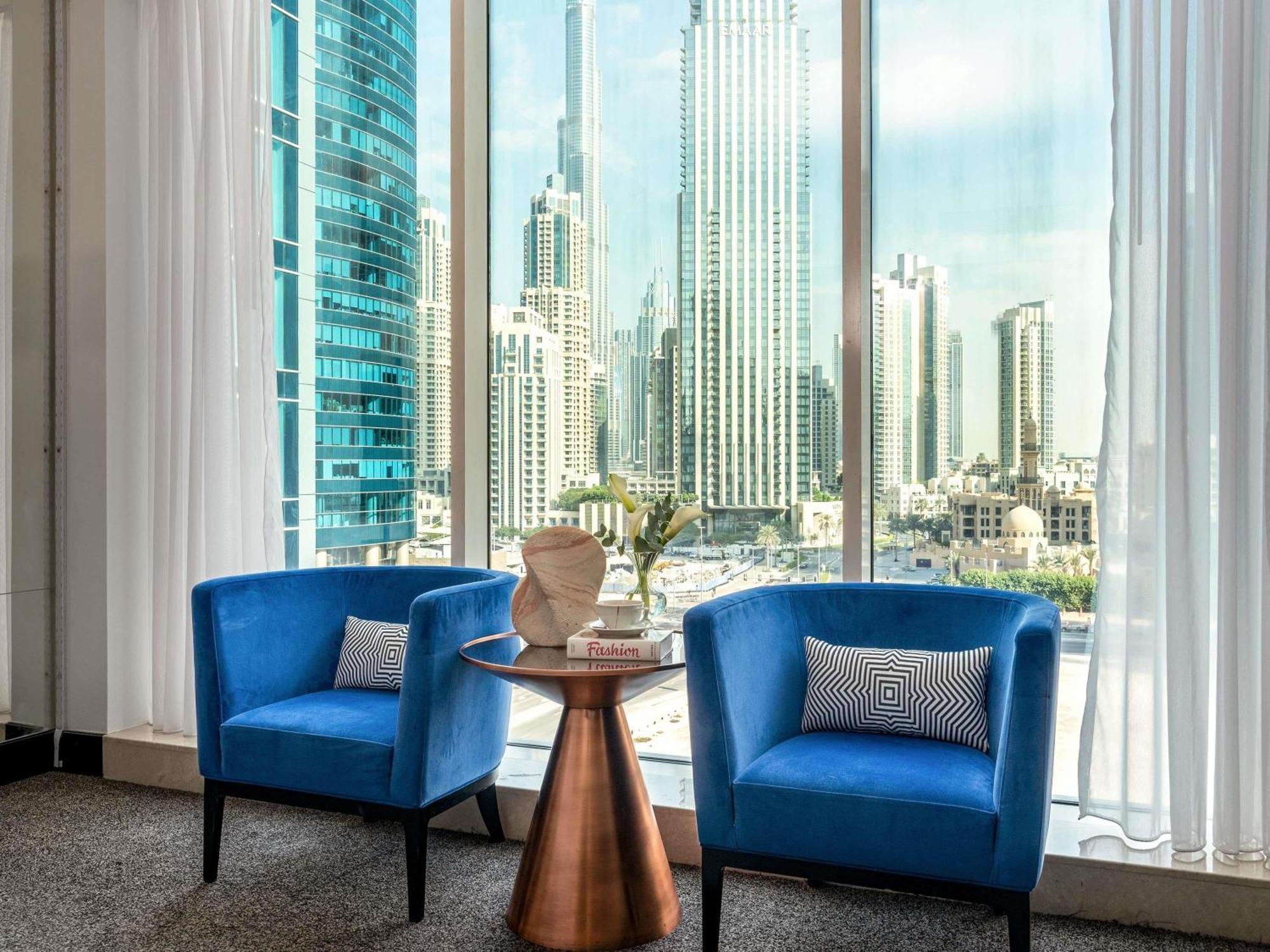 Habitación Doble Executive con vistas al Burj Khalifa - 2 camas