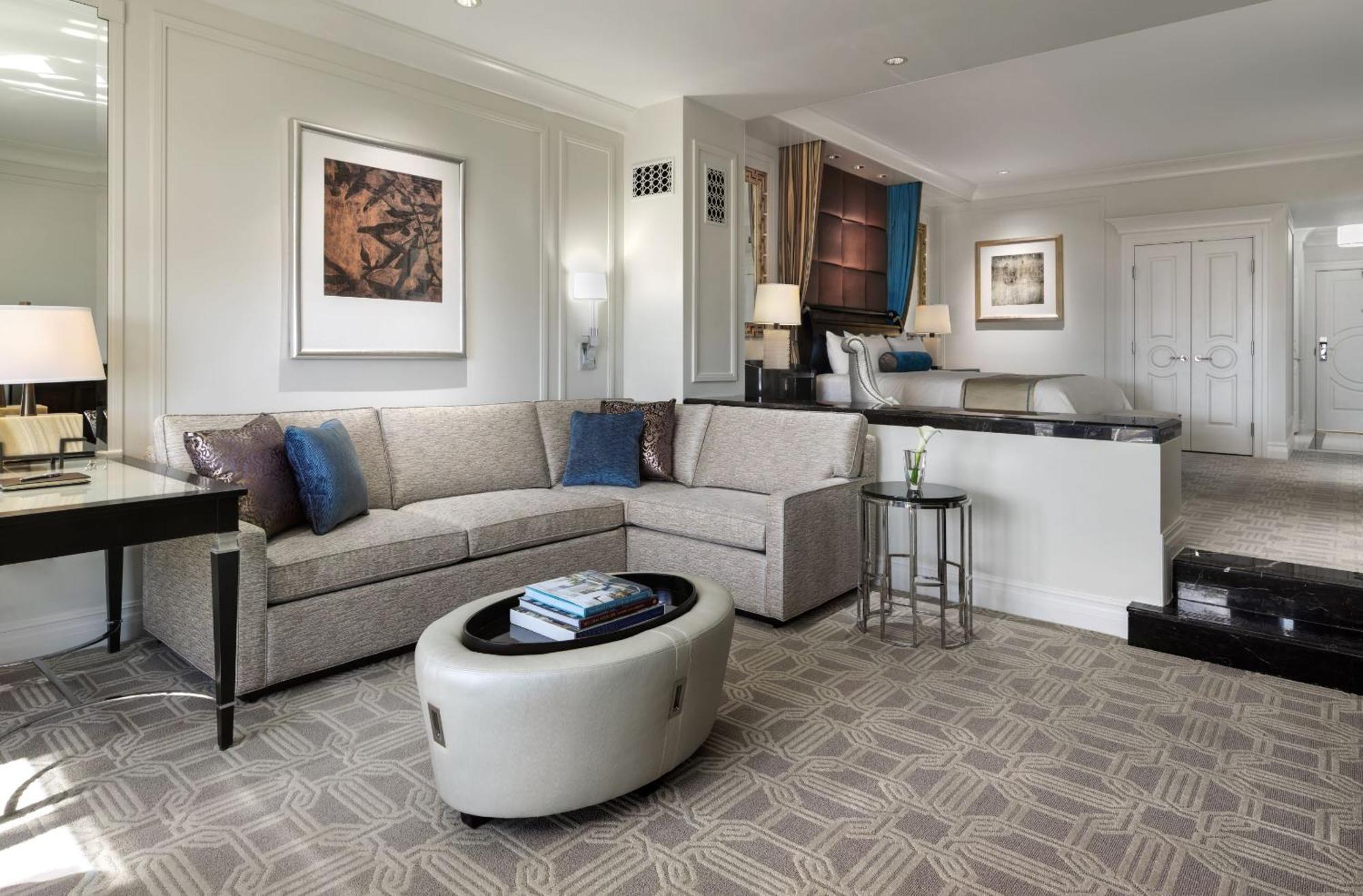 Suite Palazzo de lujo con cama extragrande y vistas al Sphere