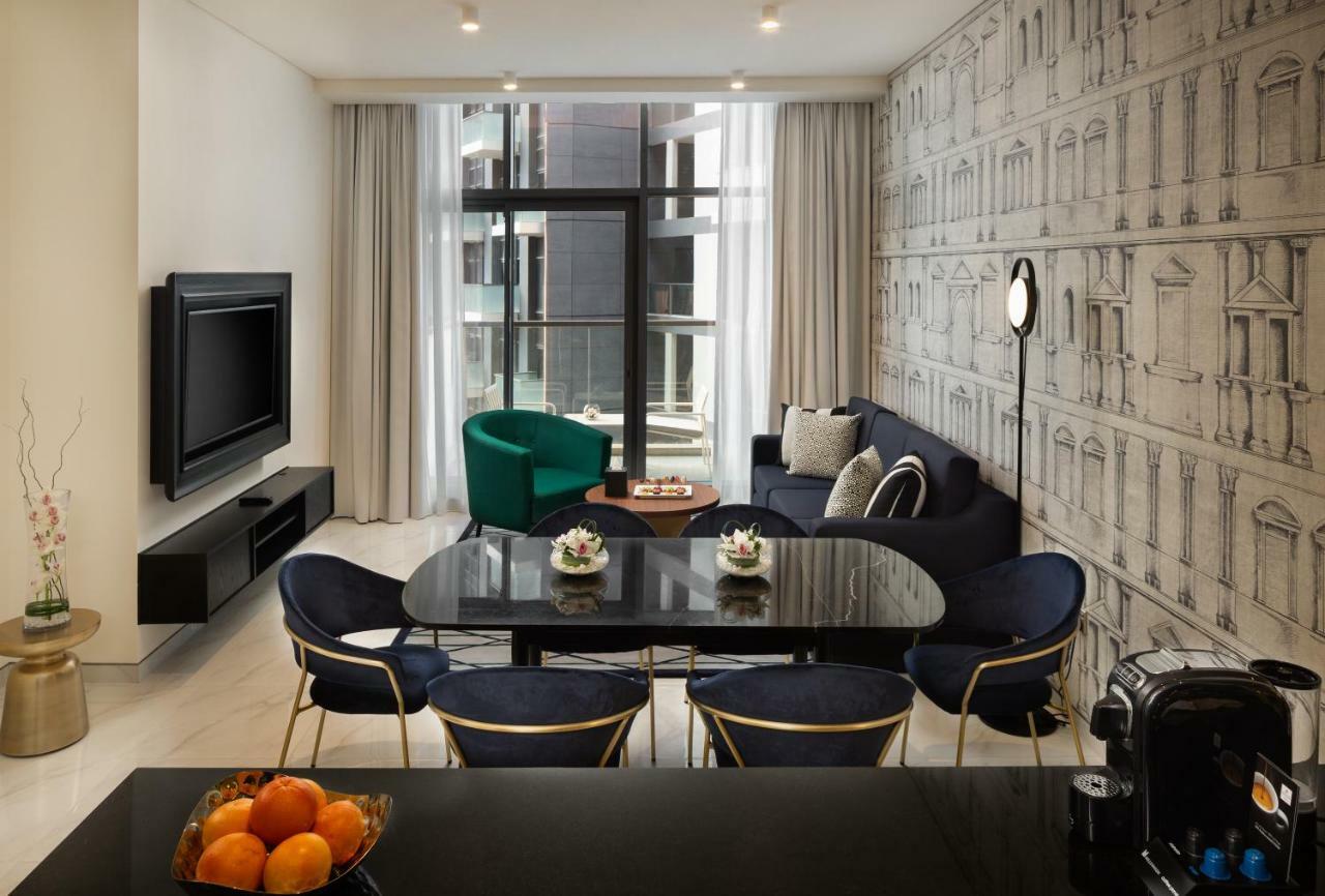 Habitación Executive de 2 camas con vistas parciales al Burj Khalifa y servicio de traslado gratuito a la playa y al centro comercial